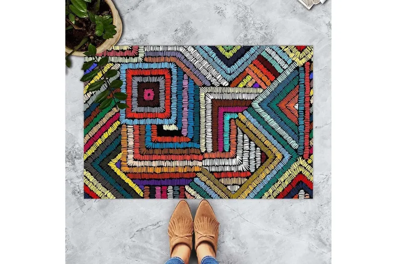 Ovimatto Chilai 45x70 cm, PVC/Monivärinen