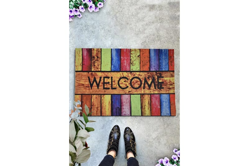 Ovimatto Chilai 45x70 cm - PVC/Monivärinen - Kodintekstiilit & matot - Matto - Ulkomatto - Eteisen matto & kynnysmatto