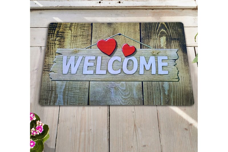 Ovimatto Chilai 45x70 cm - PVC/Monivärinen - Kodintekstiilit & matot - Matto - Ulkomatto - Eteisen matto & kynnysmatto