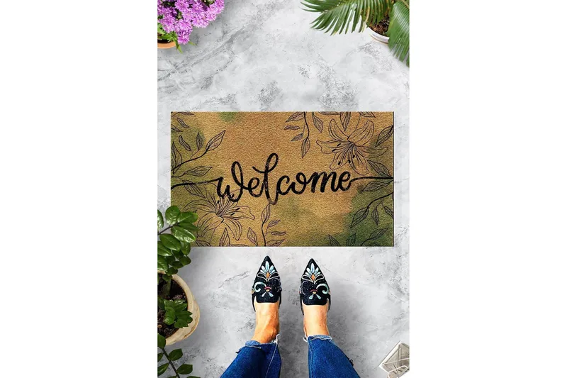 Ovimatto Chilai 45x70 cm - PVC/Monivärinen - Kodintekstiilit & matot - Matto - Ulkomatto - Eteisen matto & kynnysmatto