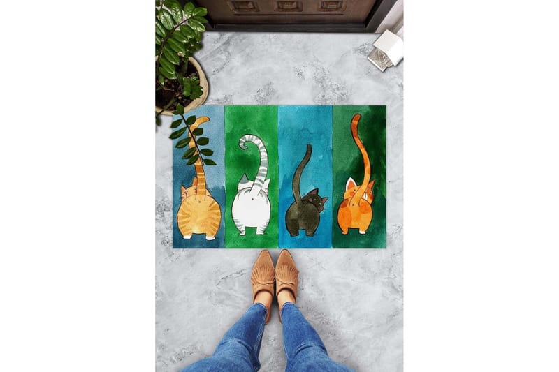 Ovimatto Chilai 45x70 cm - PVC/Monivärinen - Kodintekstiilit & matot - Matto - Ulkomatto - Eteisen matto & kynnysmatto