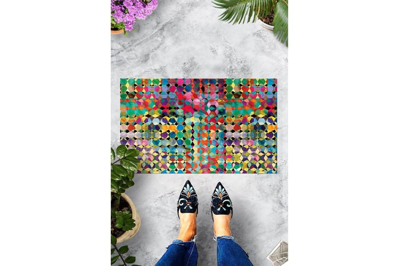 Ovimatto Chilai 45x70 cm - PVC/Monivärinen - Kodintekstiilit & matot - Matto - Ulkomatto - Eteisen matto & kynnysmatto