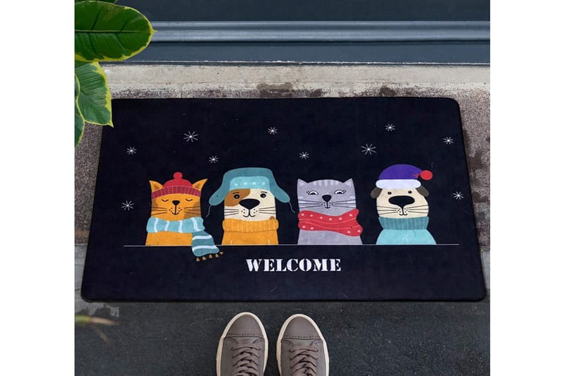 Ovimatto Chilai 45x70 cm - PVC/Monivärinen - Kodintekstiilit & matot - Matto - Ulkomatto - Eteisen matto & kynnysmatto