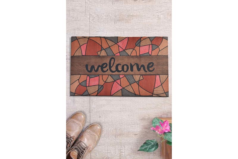 Ovimatto Chilai 45x70 cm - PVC/Monivärinen - Kodintekstiilit & matot - Matto - Ulkomatto - Eteisen matto & kynnysmatto