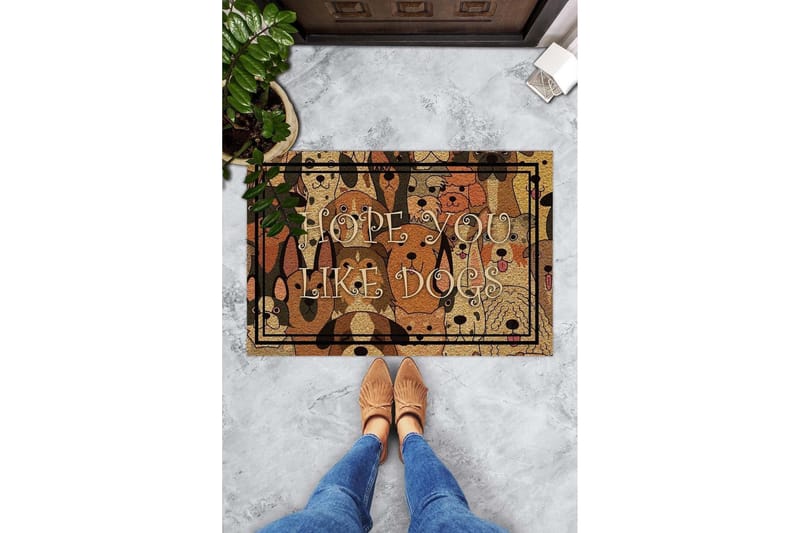 Ovimatto Chilai 45x70 cm - PVC/Monivärinen - Kodintekstiilit & matot - Matto - Ulkomatto - Eteisen matto & kynnysmatto