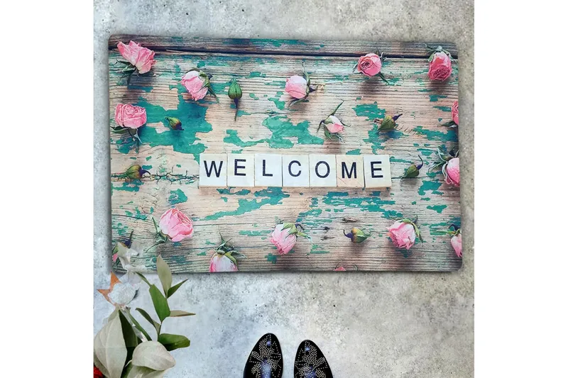 Ovimatto Chilai 45x70 cm - PVC/Monivärinen - Kodintekstiilit & matot - Matto - Ulkomatto - Eteisen matto & kynnysmatto