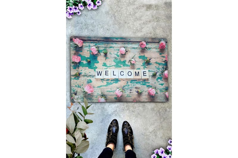 Ovimatto Chilai 45x70 cm - PVC/Monivärinen - Kodintekstiilit & matot - Matto - Ulkomatto - Eteisen matto & kynnysmatto