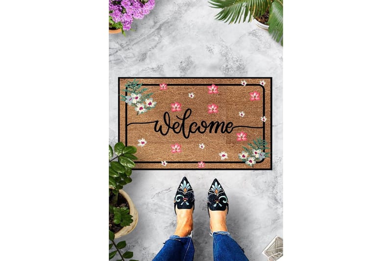 Ovimatto Chilai 45x70 cm - PVC/Monivärinen - Kodintekstiilit & matot - Matto - Ulkomatto - Eteisen matto & kynnysmatto