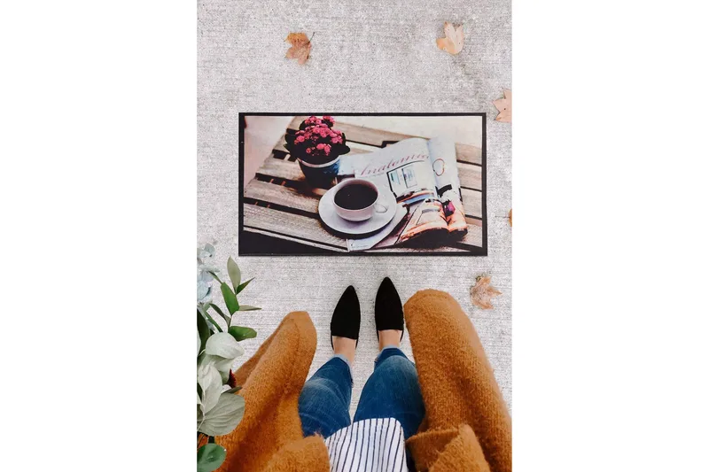 Ovimatto Corail 45x70 cm - Monivärinen - Kodintekstiilit & matot - Matto - Ulkomatto - Eteisen matto & kynnysmatto