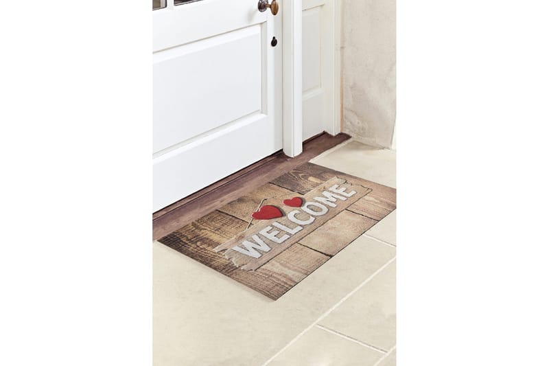 Ovimatto Emethe 45x70 cm - Monivärinen - Kodintekstiilit & matot - Matto - Ulkomatto - Eteisen matto & kynnysmatto