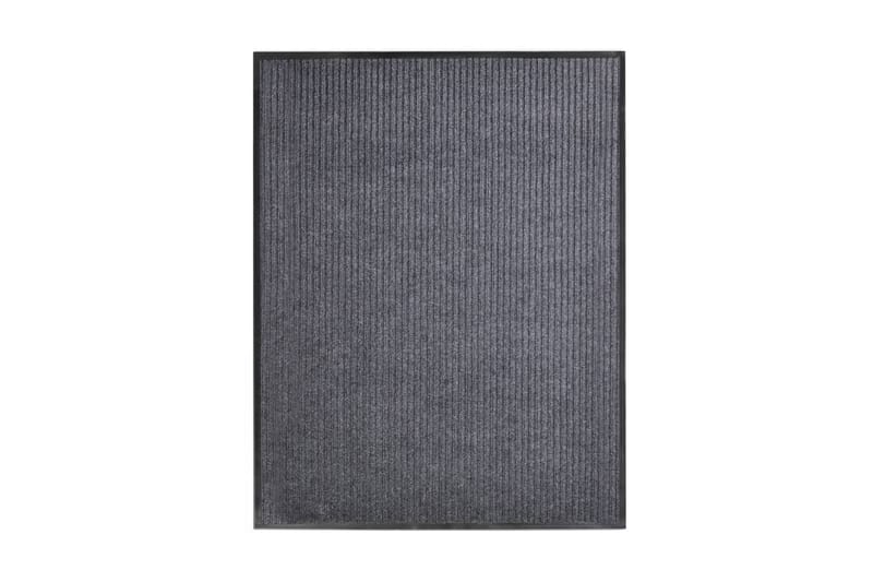 Ovimatto harmaa 160x220 cm PVC - Harmaa - Kodintekstiilit & matot - Matto - Ulkomatto - Eteisen matto & kynnysmatto