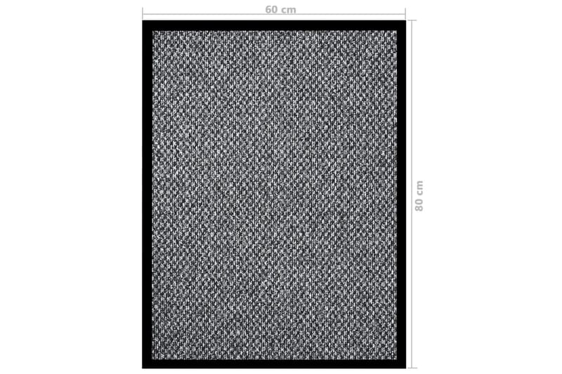 Ovimatto harmaa 60x80 cm - Harmaa - Kodintekstiilit & matot - Matto - Ulkomatto - Eteisen matto & kynnysmatto