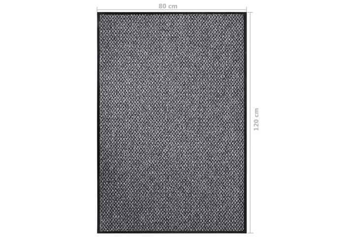 Ovimatto harmaa 80x120 cm - Harmaa - Eteisen matto & kynnysmatto