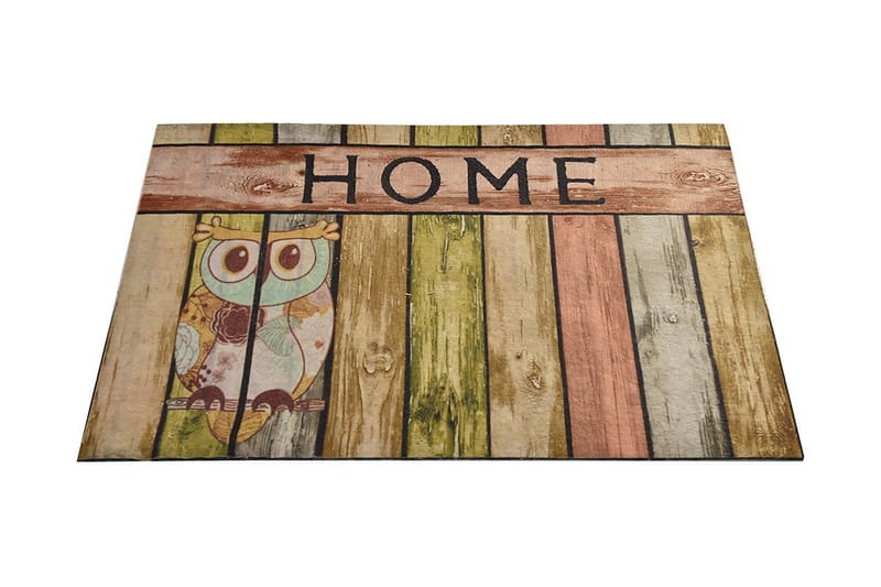 Ovimatto Homeowl 45x70 cm - Monivärinen - Pienet matot - Eteisen matto & kynnysmatto