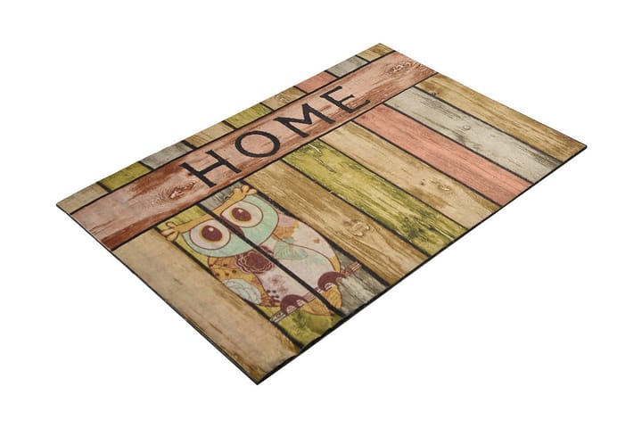 Ovimatto Homeowl 45x70 cm - Monivärinen - Pienet matot - Eteisen matto & kynnysmatto