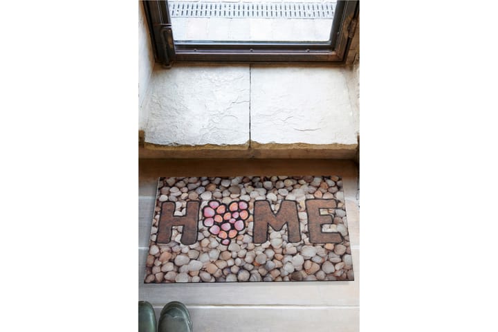 Ovimatto Homestone 45x70 cm - Monivärinen - Pienet matot - Eteisen matto & kynnysmatto