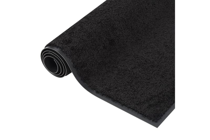 Ovimatto musta 60x80 cm - Musta - Kodintekstiilit & matot - Matto - Ulkomatto - Eteisen matto & kynnysmatto