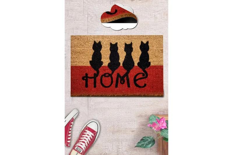 Ovimatto Nazmin 40x60 cm Suorakaide, Monivärinen