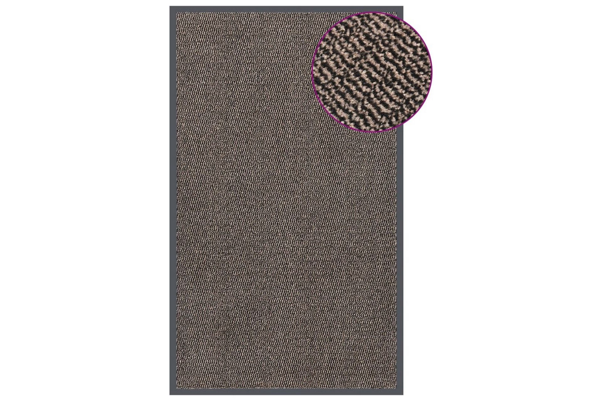 Ovimatto nukallinen 90x150 cm tummanruskea - Ruskea - Kodintekstiilit & matot - Matto - Ulkomatto - Eteisen matto & kynnysmatto