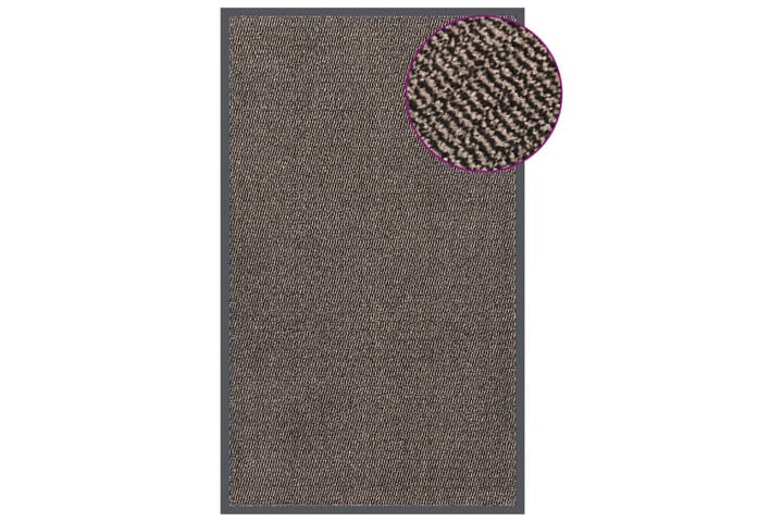 Ovimatto nukallinen 90x150 cm tummanruskea - Ruskea - Eteisen matto & kynnysmatto