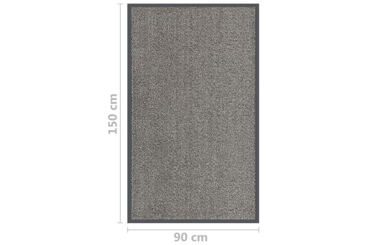 Ovimatto nukallinen 90x150 cm vaaleanruskea - Ruskea - Eteisen matto & kynnysmatto
