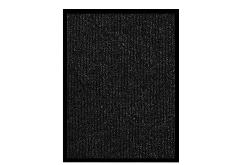 Ovimatto raidallinen antrasiitti 60x80 cm - Antrasiitti - Kodintekstiilit & matot - Matto - Ulkomatto - Eteisen matto & kynnysmatto