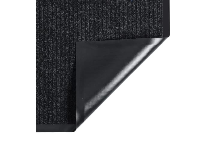 Ovimatto raidallinen antrasiitti 60x80 cm - Antrasiitti - Eteisen matto & kynnysmatto