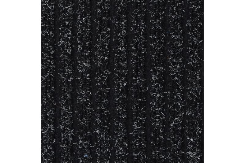 Ovimatto raidallinen antrasiitti 80x120 cm - Antrasiitti - Kodintekstiilit & matot - Matto - Ulkomatto - Eteisen matto & kynnysmatto