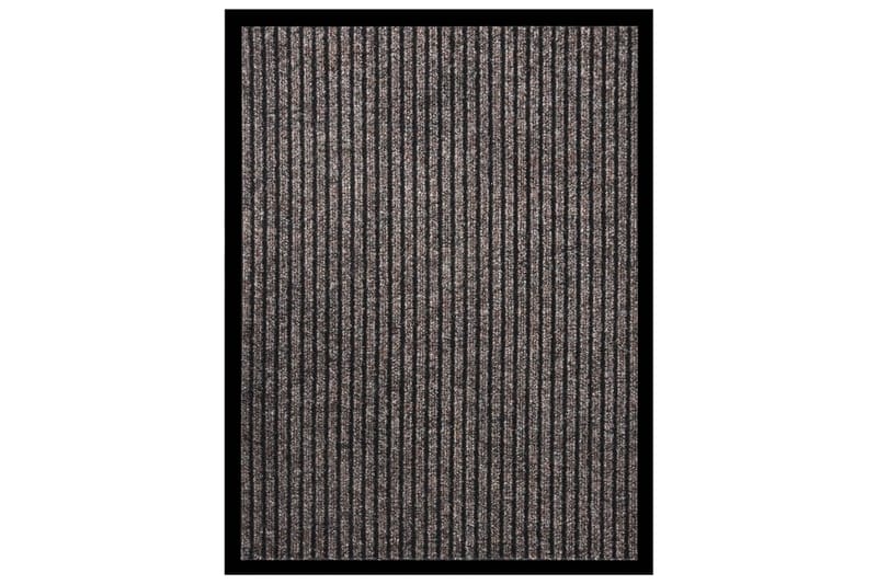 Ovimatto raidallinen beige 60x80 cm - Beige - Kodintekstiilit & matot - Matto - Ulkomatto - Eteisen matto & kynnysmatto