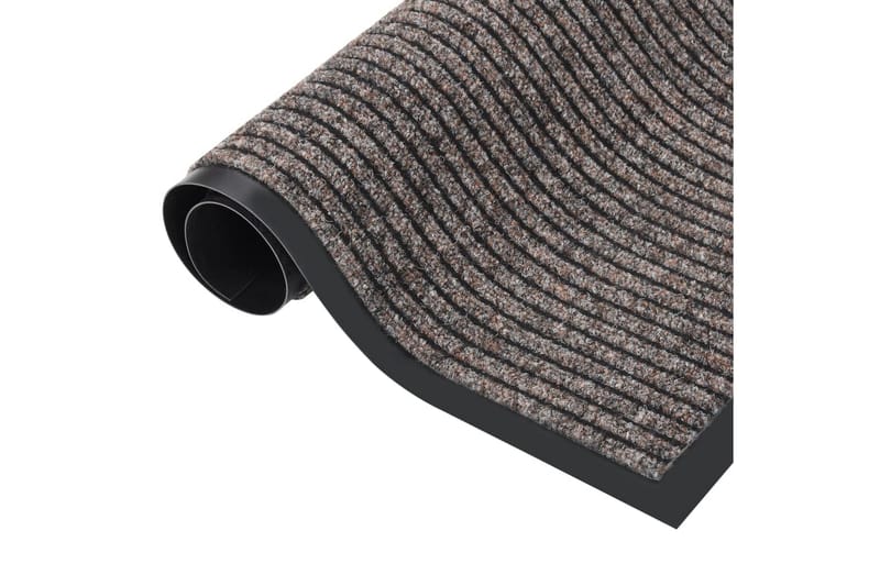 Ovimatto raidallinen beige 80x120 cm - Beige - Kodintekstiilit & matot - Matto - Ulkomatto - Eteisen matto & kynnysmatto