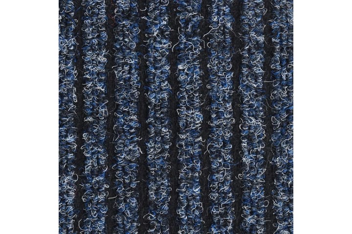 Ovimatto raidallinen sininen 60x80 cm - Sininen - Eteisen matto & kynnysmatto