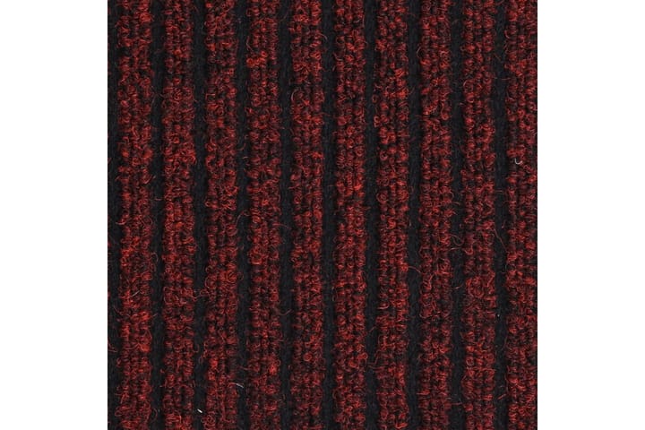 Ovimatto raidallinen punainen 40x60 cm - Punainen - Eteisen matto & kynnysmatto