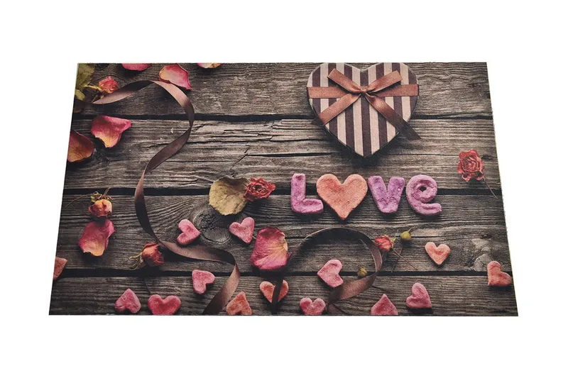 Ovimatto Romantiline 45x70 cm, Monivärinen