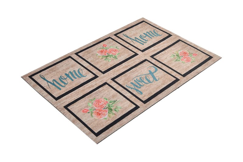 Ovimatto Rosehome 45x70 cm - Monivärinen - Kodintekstiilit & matot - Matto - Ulkomatto - Eteisen matto & kynnysmatto