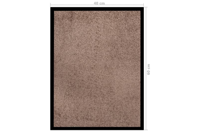 Ovimatto ruskea 40x60 cm - Ruskea - Kodintekstiilit & matot - Matto - Ulkomatto - Eteisen matto & kynnysmatto