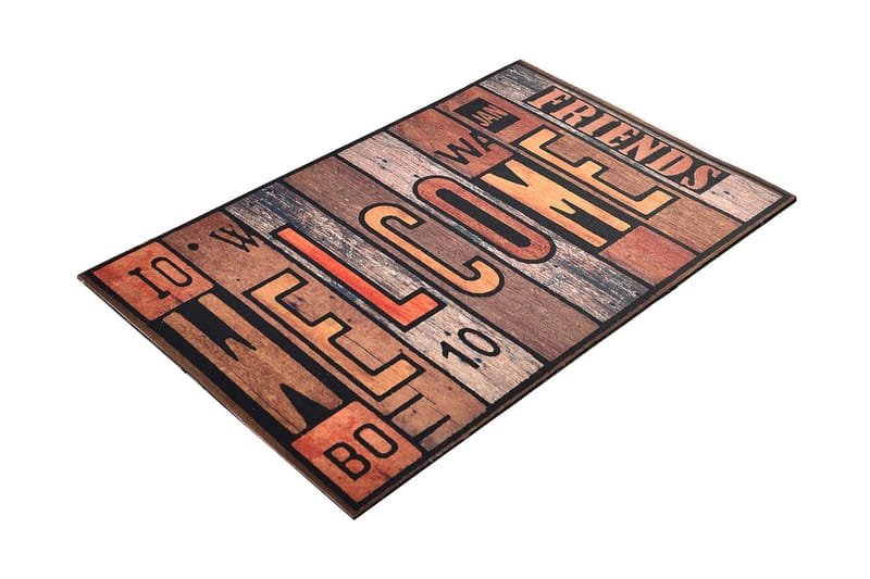 Ovimatto Tomodachi 45x70 cm - Monivärinen - Kodintekstiilit & matot - Matto - Ulkomatto - Eteisen matto & kynnysmatto