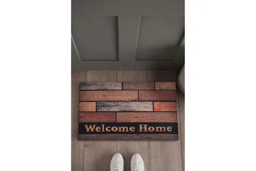 Ovimatto Welcome 45x70 cm - Monivärinen - Kodintekstiilit & matot - Matto - Ulkomatto - Eteisen matto & kynnysmatto