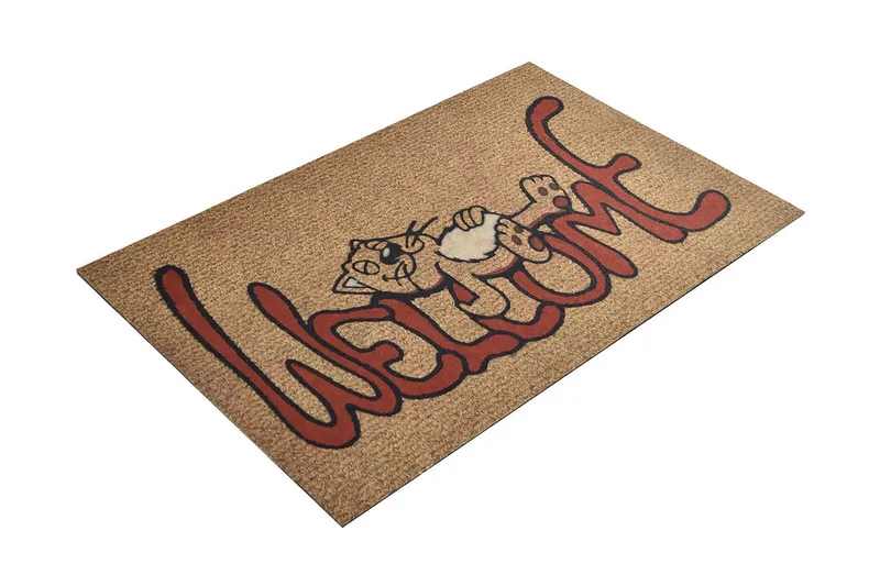 Ovimatto Welcome 45x70 cm - Monivärinen - Kodintekstiilit & matot - Matto - Ulkomatto - Eteisen matto & kynnysmatto