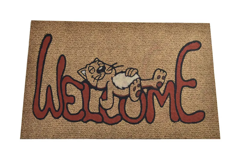 Ovimatto Welcome 45x70 cm, Monivärinen