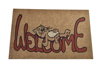 Ovimatto Welcome 45x70 cm - Monivärinen - Kodintekstiilit & matot - Matto - Ulkomatto - Eteisen matto & kynnysmatto