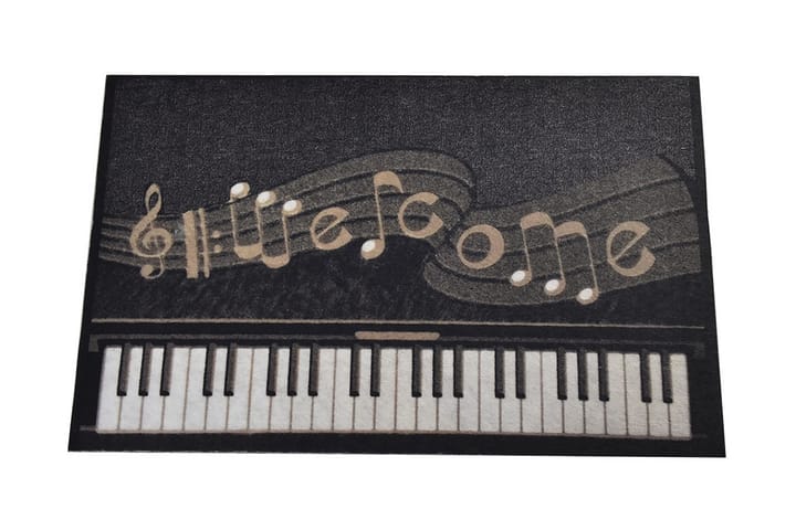 Ovimatto Piyano 45x70 cm - Monivärinen - Pienet matot - Eteisen matto & kynnysmatto