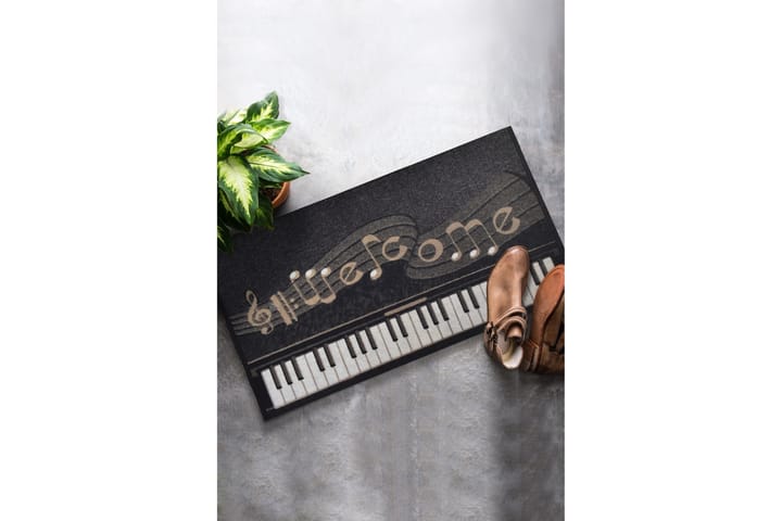 Ovimatto Piyano 45x70 cm - Monivärinen - Pienet matot - Eteisen matto & kynnysmatto