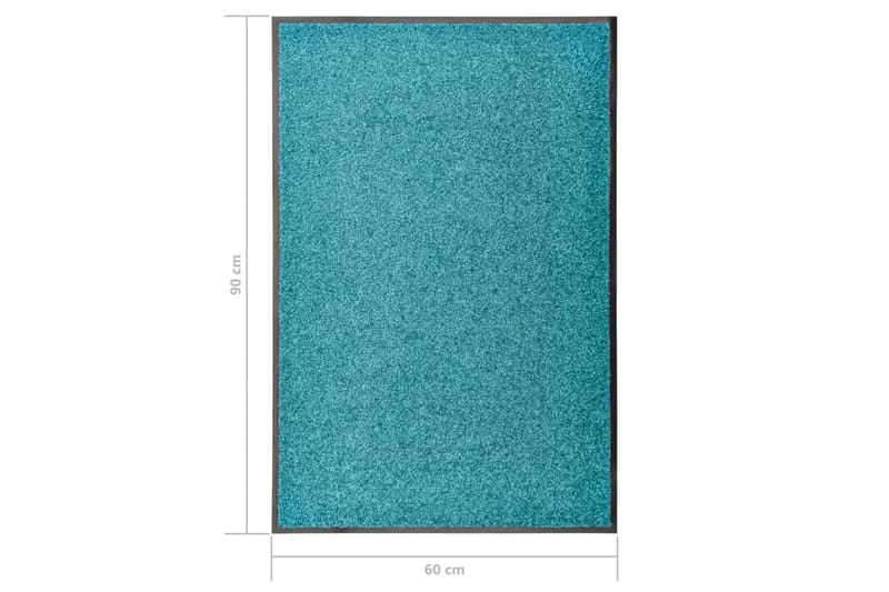 Ovimatto pestävä sinivihreä 60x90 cm - Kodintekstiilit & matot - Matto - Ulkomatto - Eteisen matto & kynnysmatto
