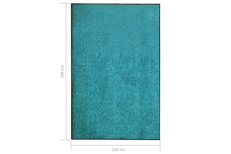 Ovimatto pestävä sinivihreä 120x180 cm - Kodintekstiilit & matot - Matto - Ulkomatto - Eteisen matto & kynnysmatto