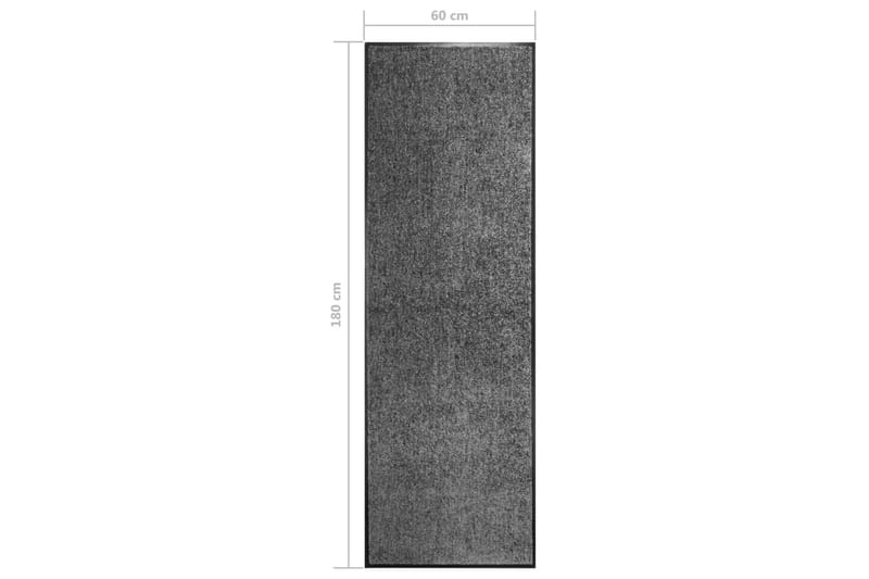 Ovimatto pestävä antrasiitti 60x180 cm - Kodintekstiilit & matot - Matto - Ulkomatto - Eteisen matto & kynnysmatto