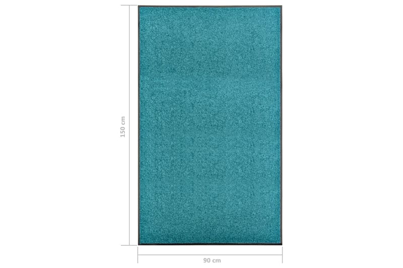 Ovimatto pestävä sinivihreä 90x150 cm - Kodintekstiilit & matot - Matto - Ulkomatto - Eteisen matto & kynnysmatto