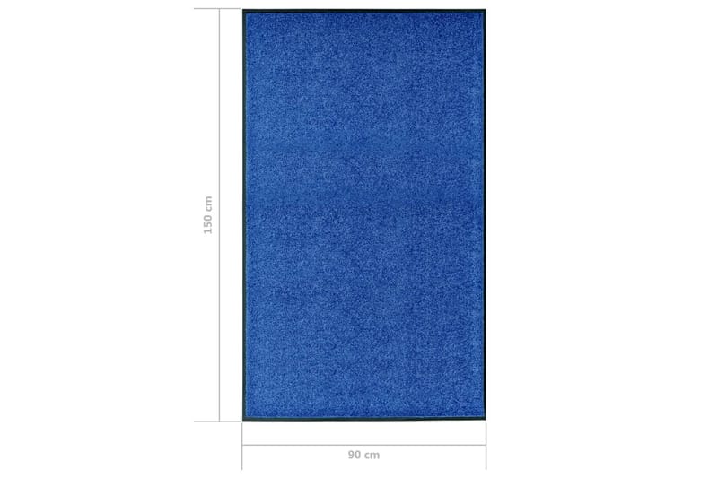 Ovimatto pestävä sininen 90x150 cm - Kodintekstiilit & matot - Matto - Ulkomatto - Eteisen matto & kynnysmatto