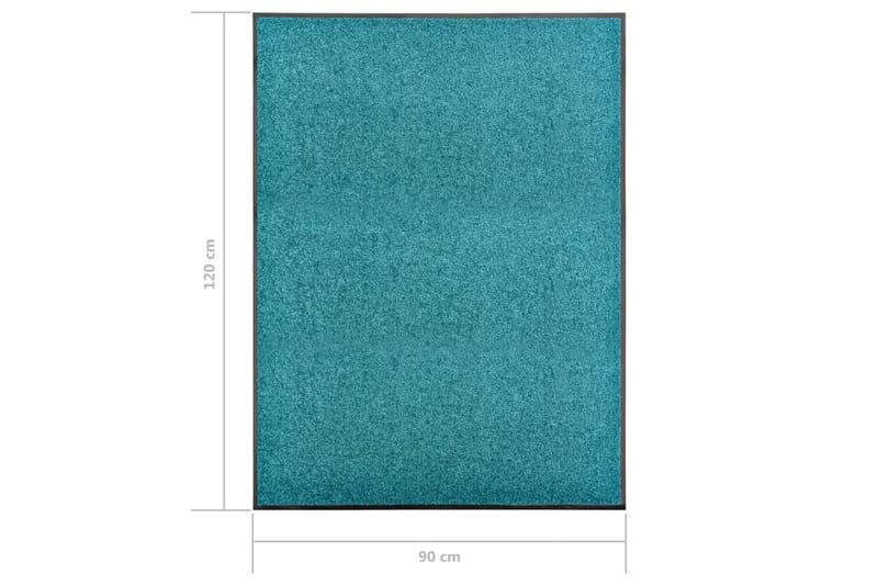 Ovimatto pestävä sinivihreä 90x120 cm - Kodintekstiilit & matot - Matto - Ulkomatto - Eteisen matto & kynnysmatto