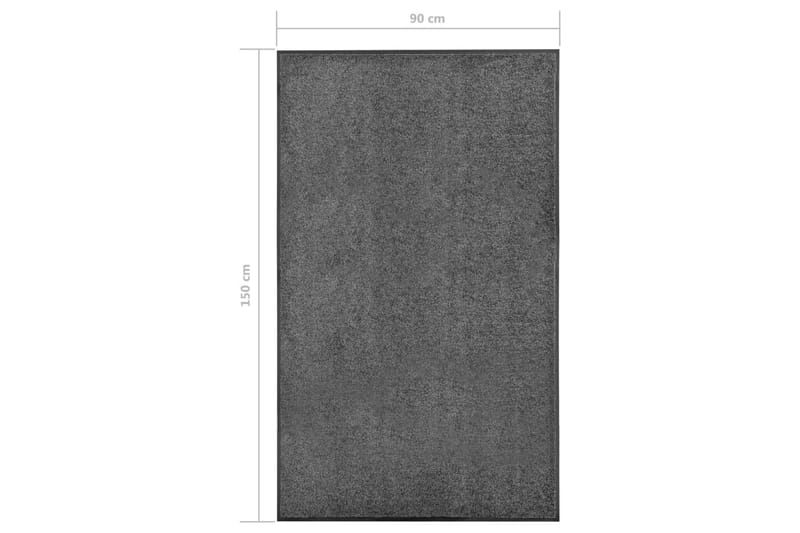 Ovimatto pestävä antrasiitti 90x150 cm - Kodintekstiilit & matot - Matto - Ulkomatto - Eteisen matto & kynnysmatto