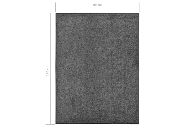 Ovimatto pestävä antrasiitti 90x120 cm - Kodintekstiilit & matot - Matto - Ulkomatto - Eteisen matto & kynnysmatto
